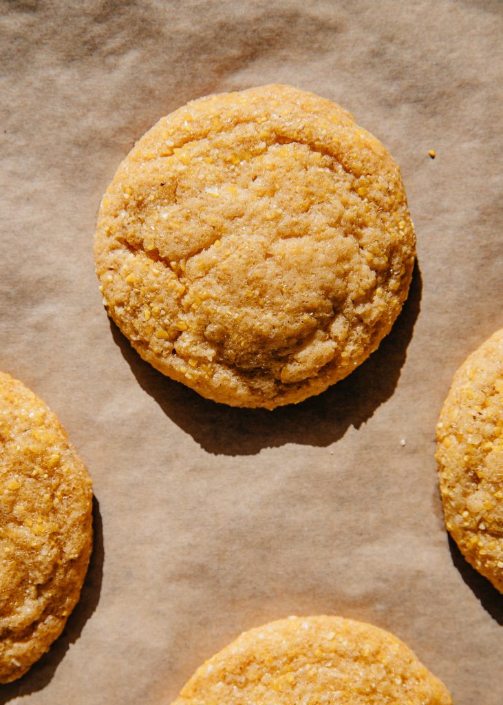 Cornbread Cookies | Well and Full | #fall #autumn #cookie #dessert #recipe