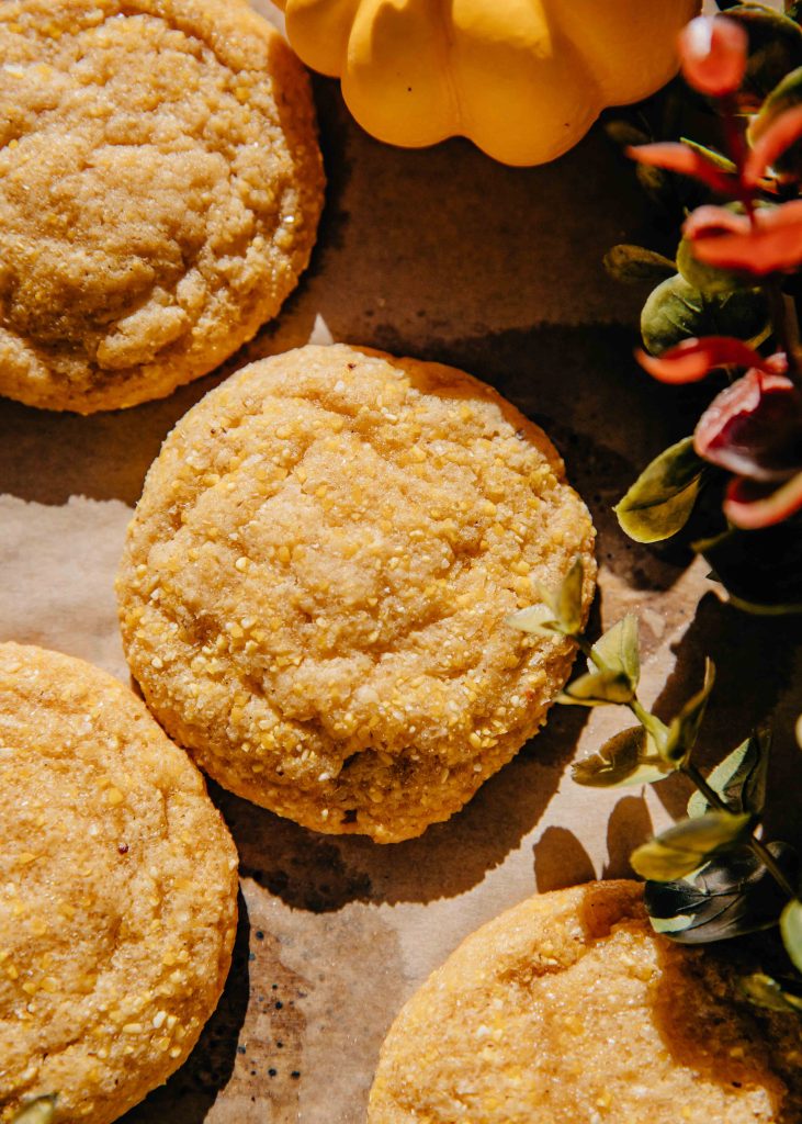 Cornbread Cookies | Well and Full | #fall #autumn #cookie #dessert #recipe