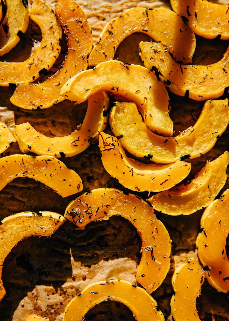 The Perfect Roasted Delicata Squash | Well and Full | #vegetarian #vegan #fall #autumn #recipe