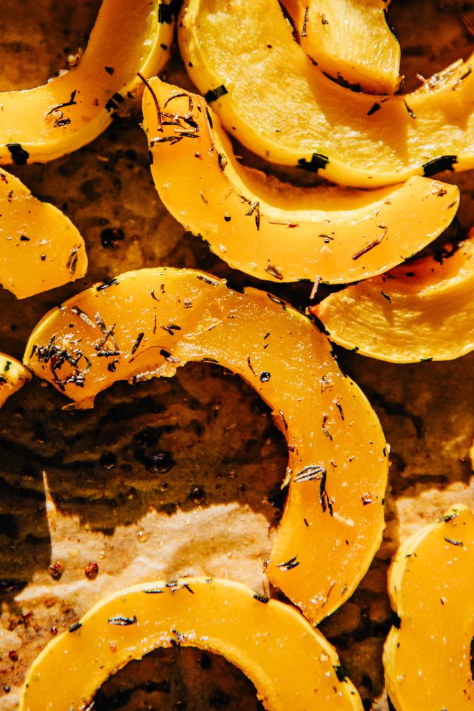 The Perfect Roasted Delicata Squash | Well and Full | #vegetarian #vegan #fall #autumn #recipe