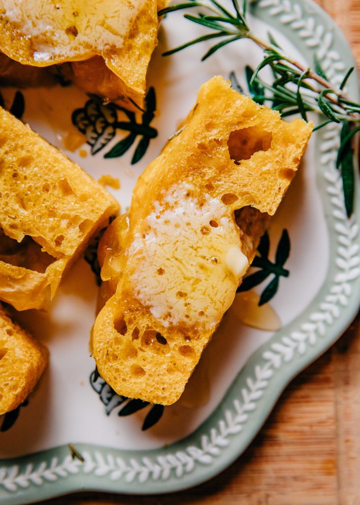Rosemary Pumpkin Focaccia | Well and Full | #vegetarian #recipe #autumn #fall