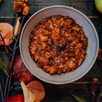 Spiced Pear Chutney | Well and Full | #recipe #vegetarian #vegan #autumn