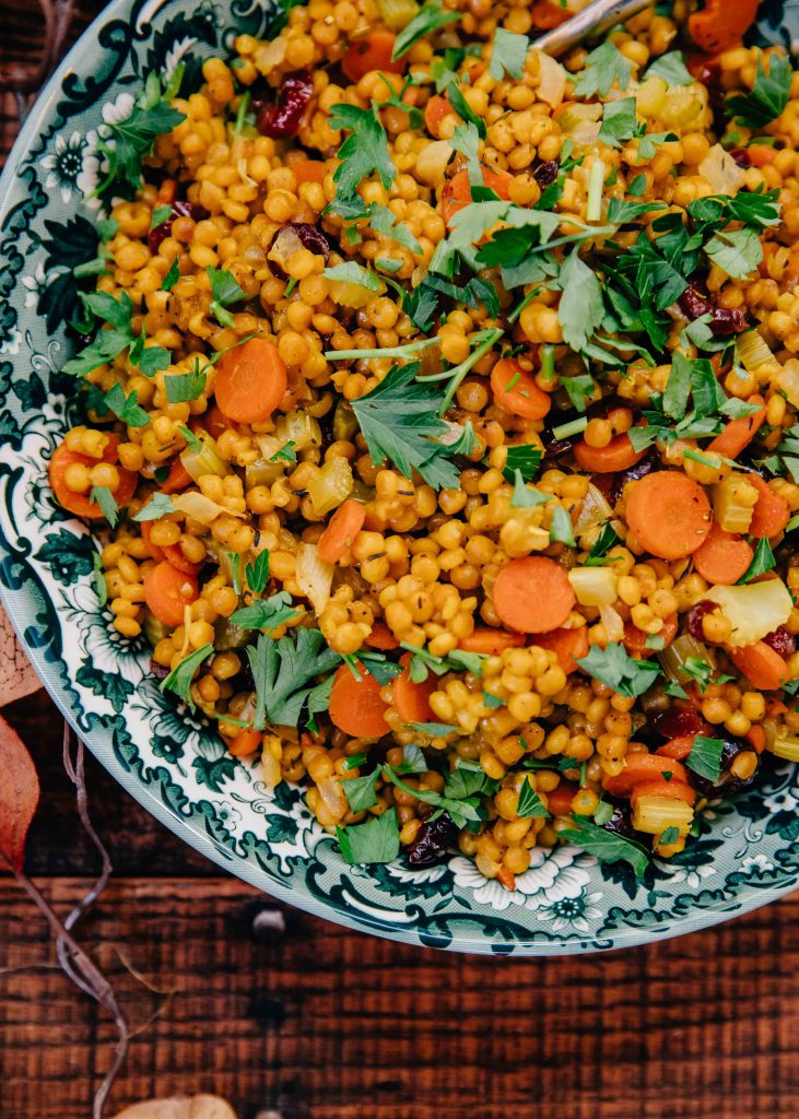 Thanksgiving Couscous | Well and Full | #recipe #vegan #vegetarian #plantbased