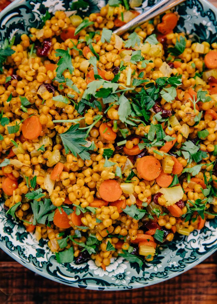 Thanksgiving Couscous | Well and Full | #recipe #vegan #vegetarian #plantbased