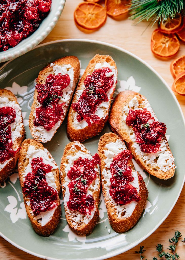 Cranberry Chia Jam | Well and Full | #winter #healthy #recipe