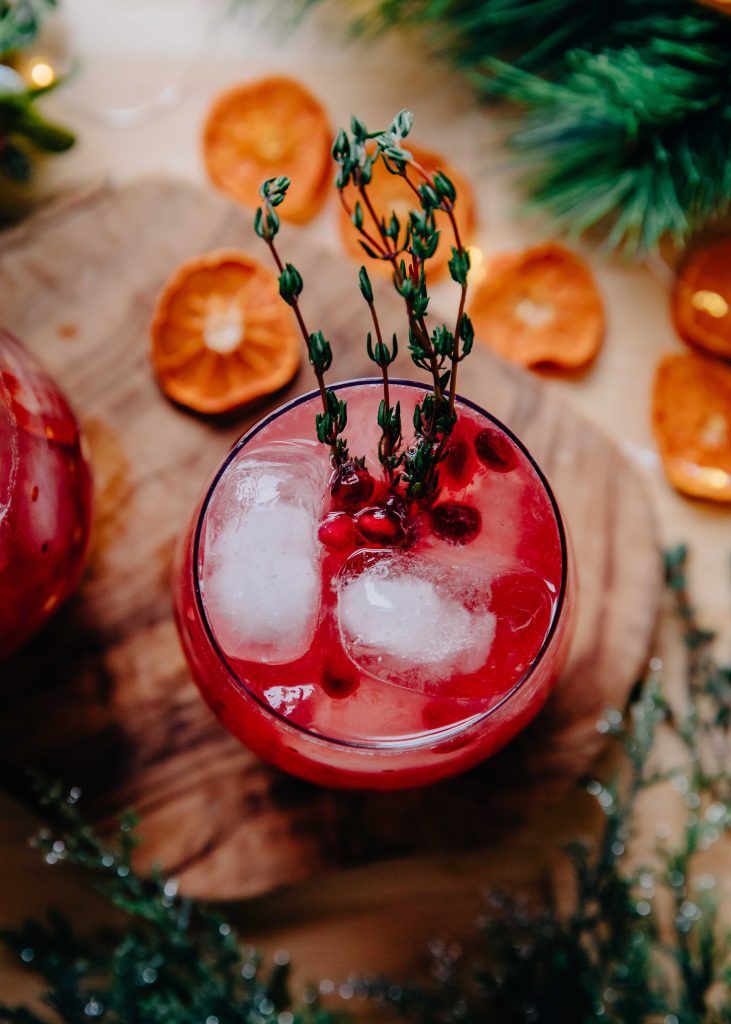Merry Christmas Mocktails | Well and Full | #mocktails #recipe #vegan #wellandfull