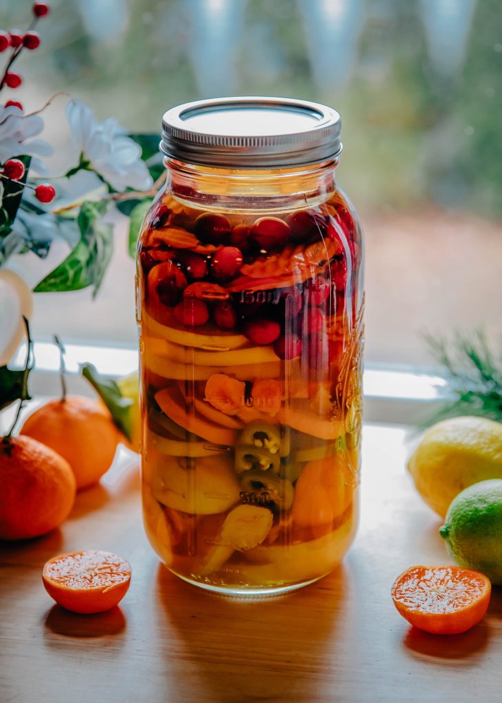 How To Make Fire Cider | Well and Full | #wellness #recipe #winter #healthy #vegan #vegetarian