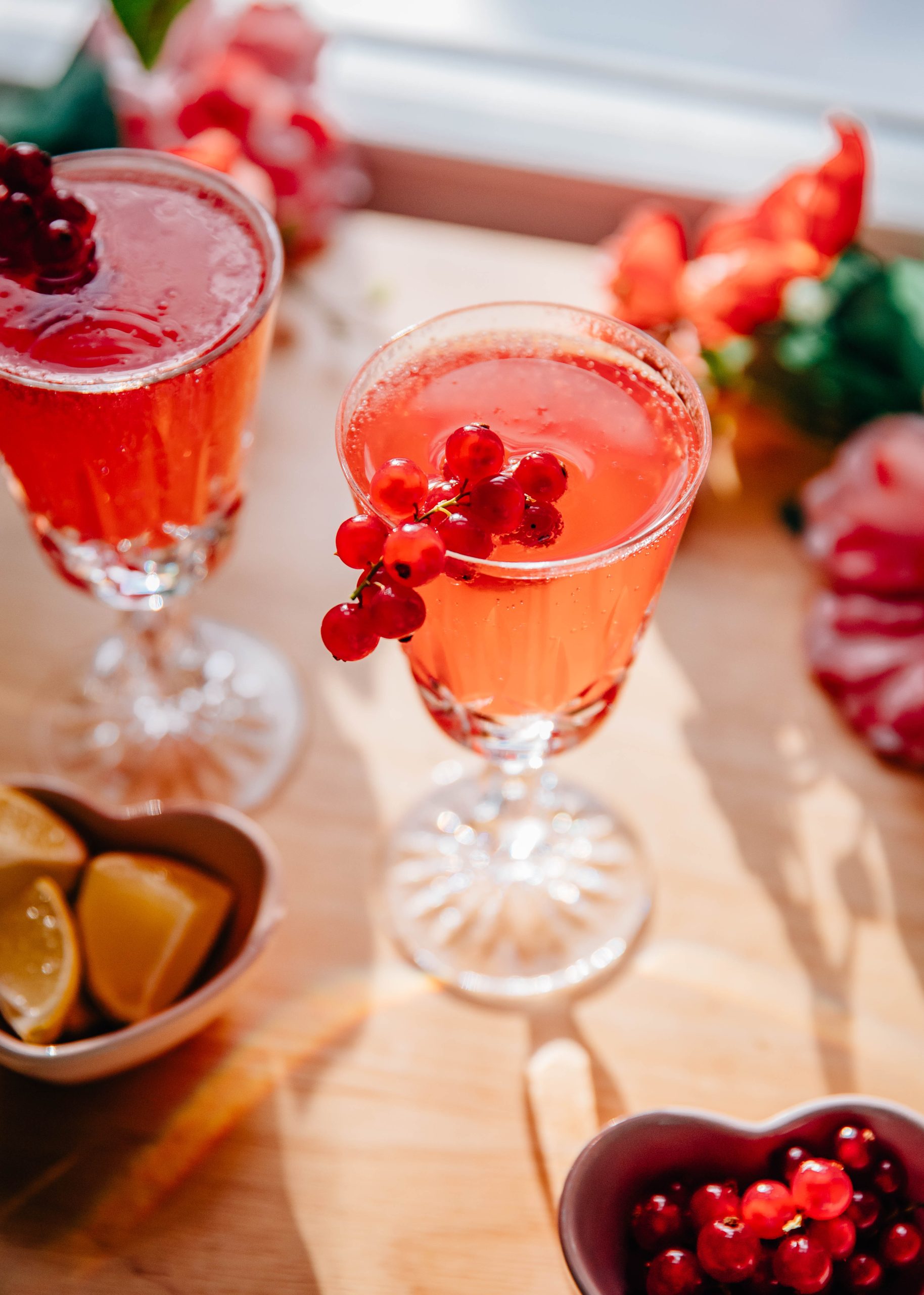 Valentine's Day Lemonade Spritz | Well and Full | #recipe #mocktail