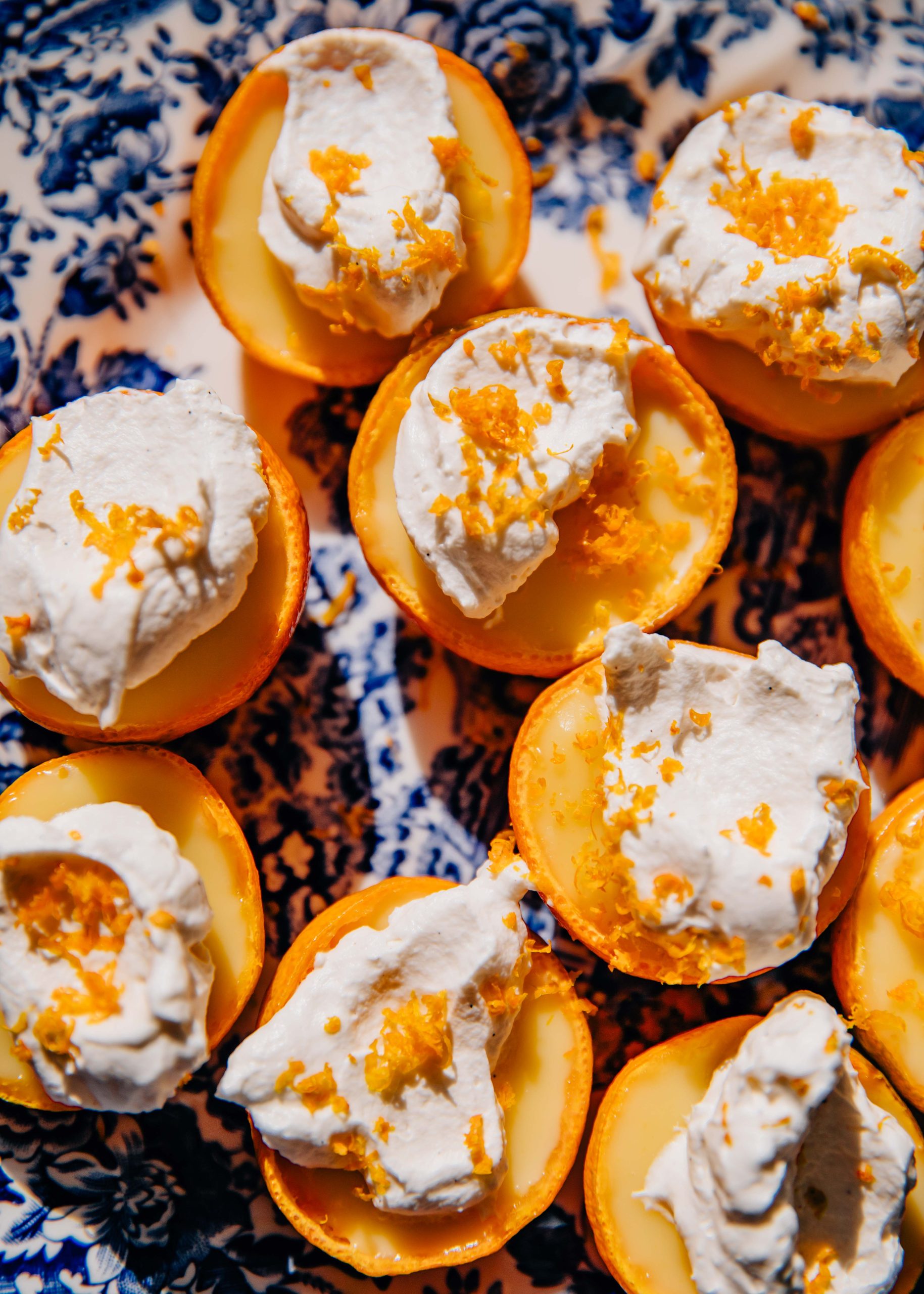 Clementine Possets | Well and Full | #vegetarian #dessert #recipe