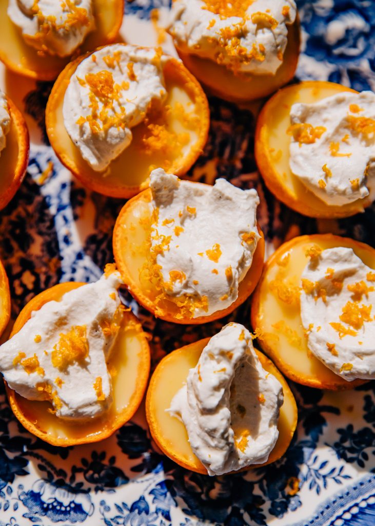 Clementine Possets | Well and Full | #vegetarian #dessert #recipe