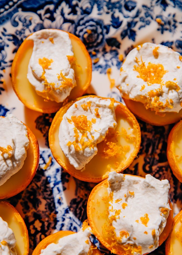 Clementine Possets | Well and Full | #vegetarian #dessert #recipe