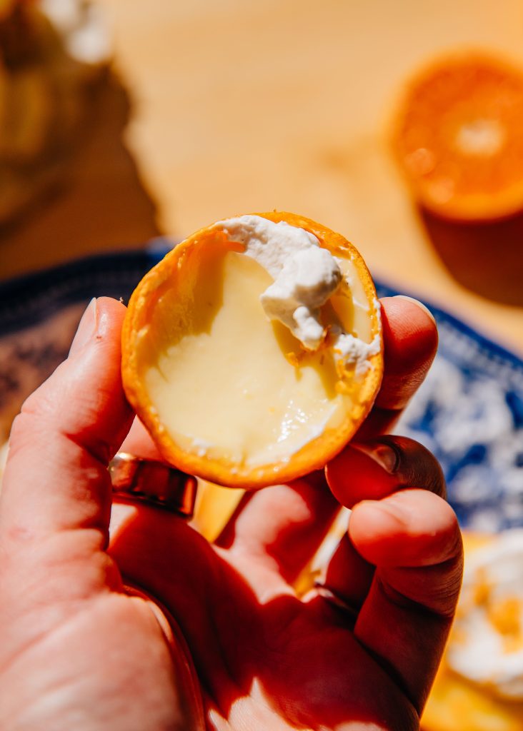 Clementine Possets | Well and Full | #vegetarian #dessert #recipe