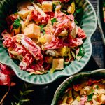 Radicchio Chopped Salad | Well and Full | #vegetarian #recipe