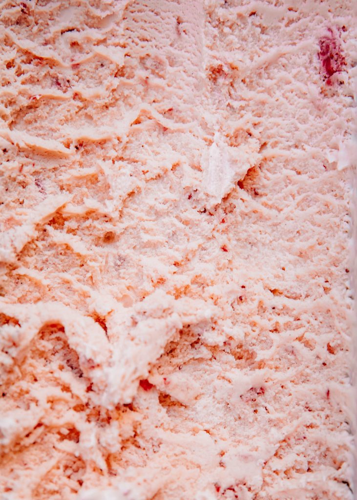 Fresh Strawberry Ice Cream | Well and Full | #dessert #recipe #summer