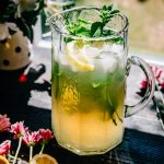 Garden Mint Lemonade | Well and Full | #recipe #vegan #mint #garden