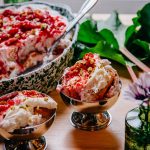Rhubarb Tiramisu | Well and Full | #spring #dessert #recipe #vegetarian